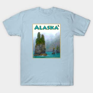 Rocky Seascape Alaska T-Shirt